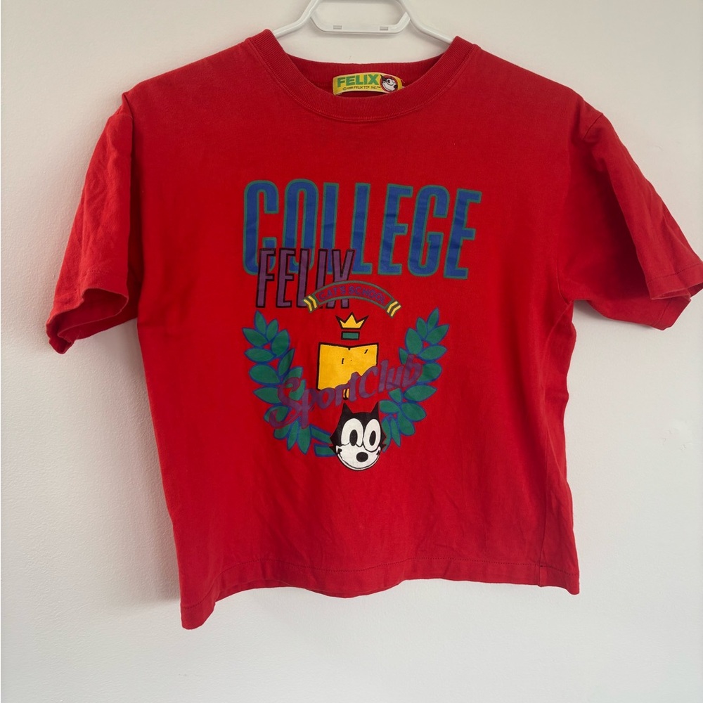 Vintage Red Felix Graphic T-Shirt